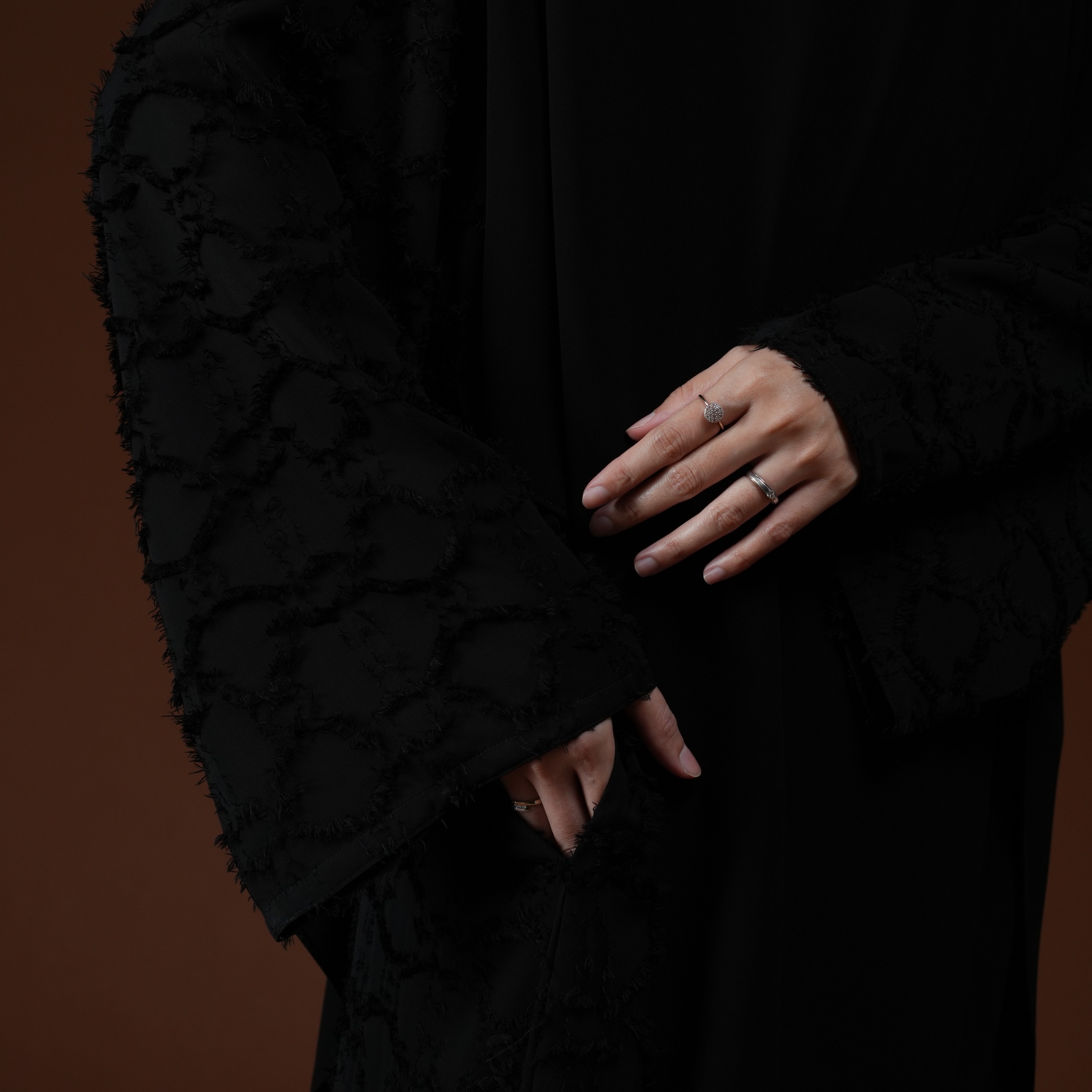 Lulu Honey Comb Abaya