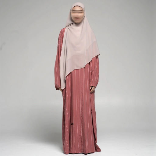 Image of Nuvel Luella Linen Abaya