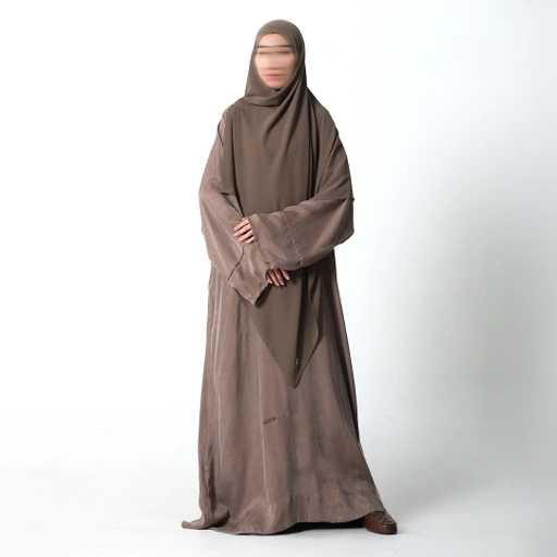 Image of Nehhat Nuvel Cupro Flow Abaya