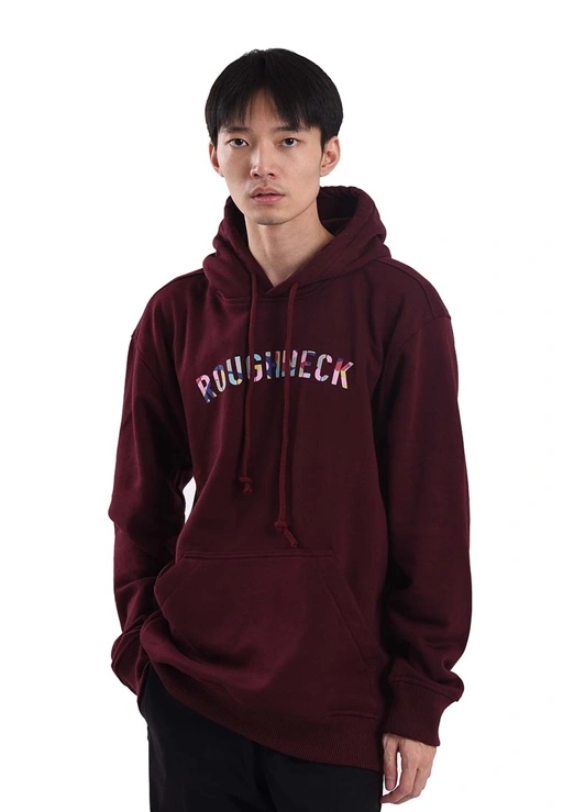 Image of Roughneck H030 Maroon Sig Happy Hoodie