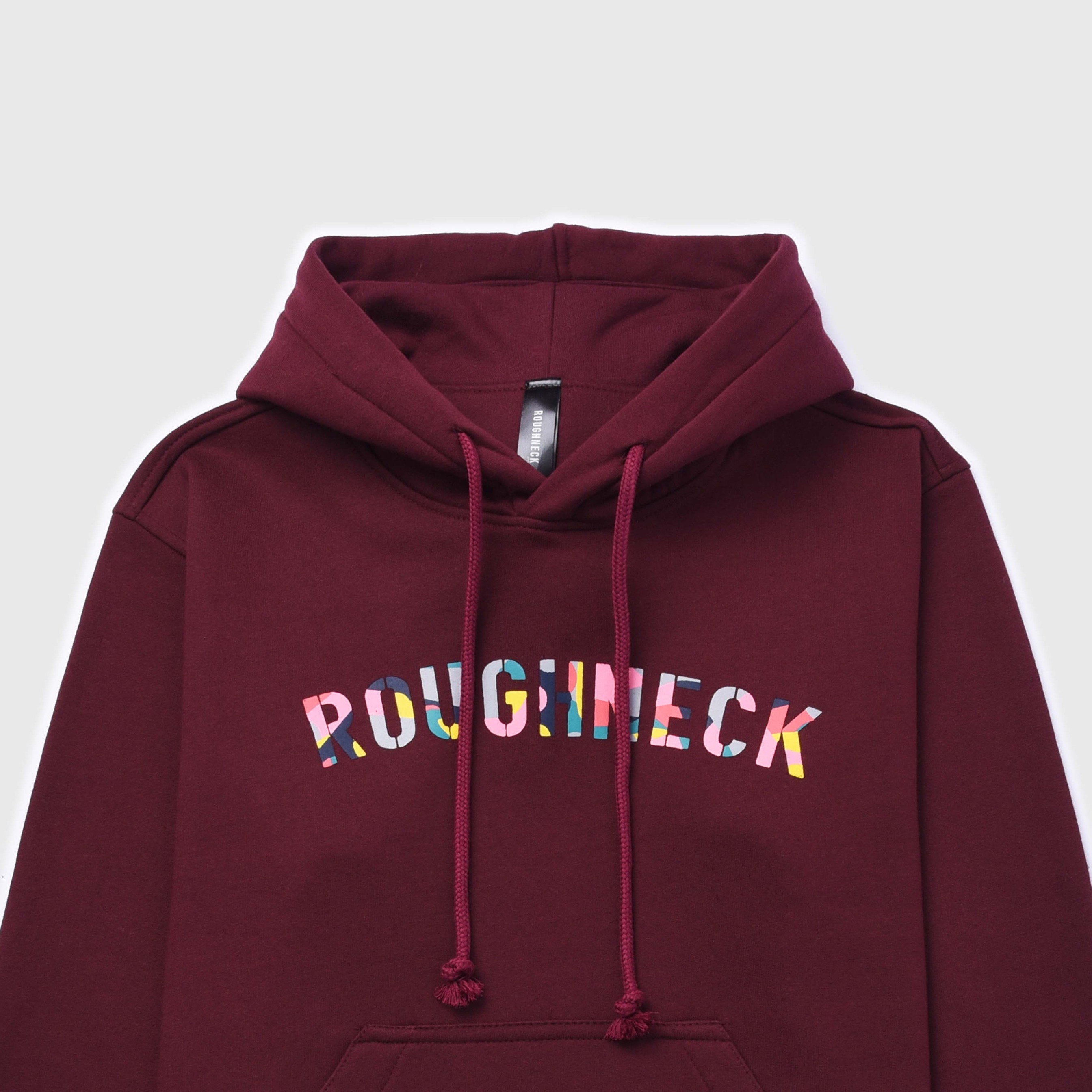 Roughneck H030 Maroon Sig Happy Hoodie