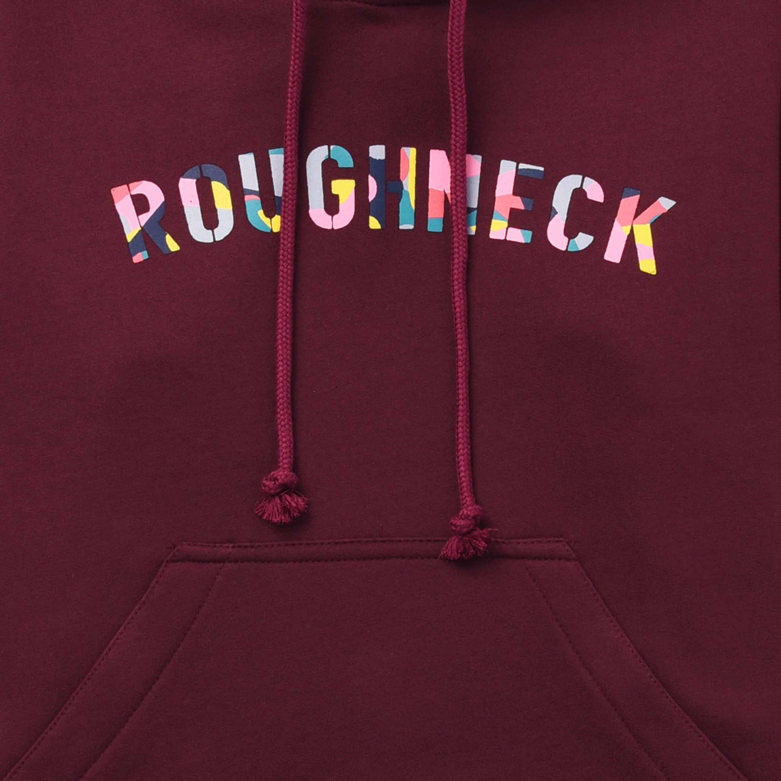 Roughneck H030 Maroon Sig Happy Hoodie