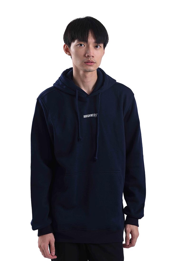 Roughneck H104 Navy Mini Sig White Hoodie