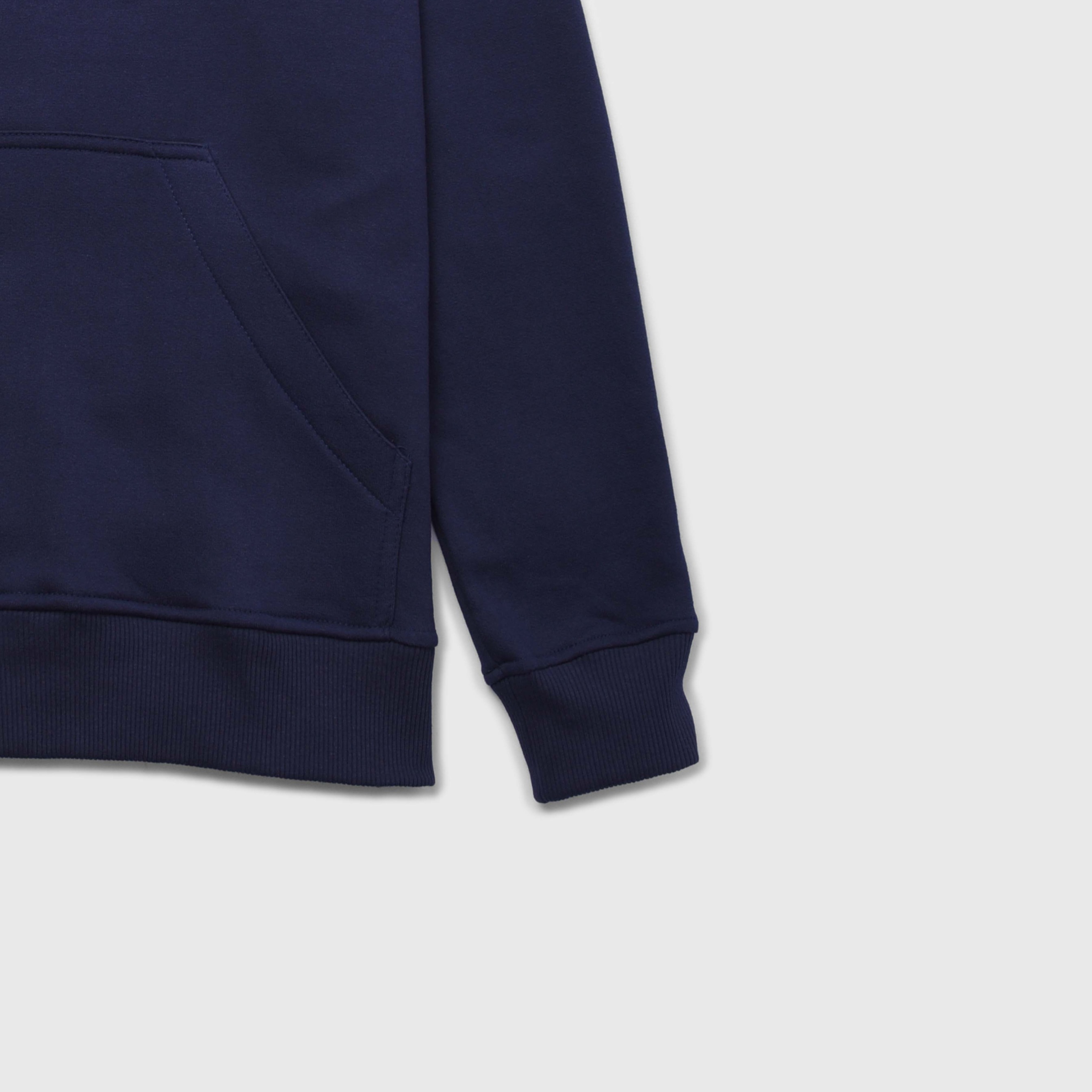 Roughneck H104 Navy Mini Sig White Hoodie