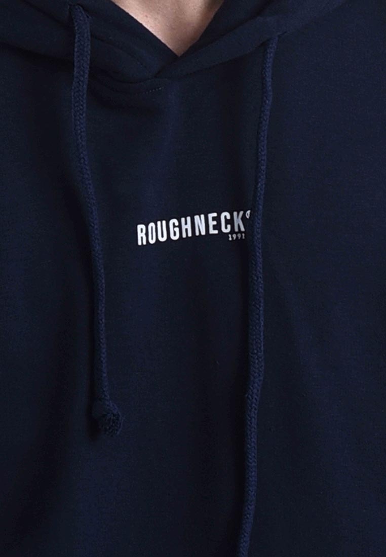 Roughneck H104 Navy Mini Sig White Hoodie
