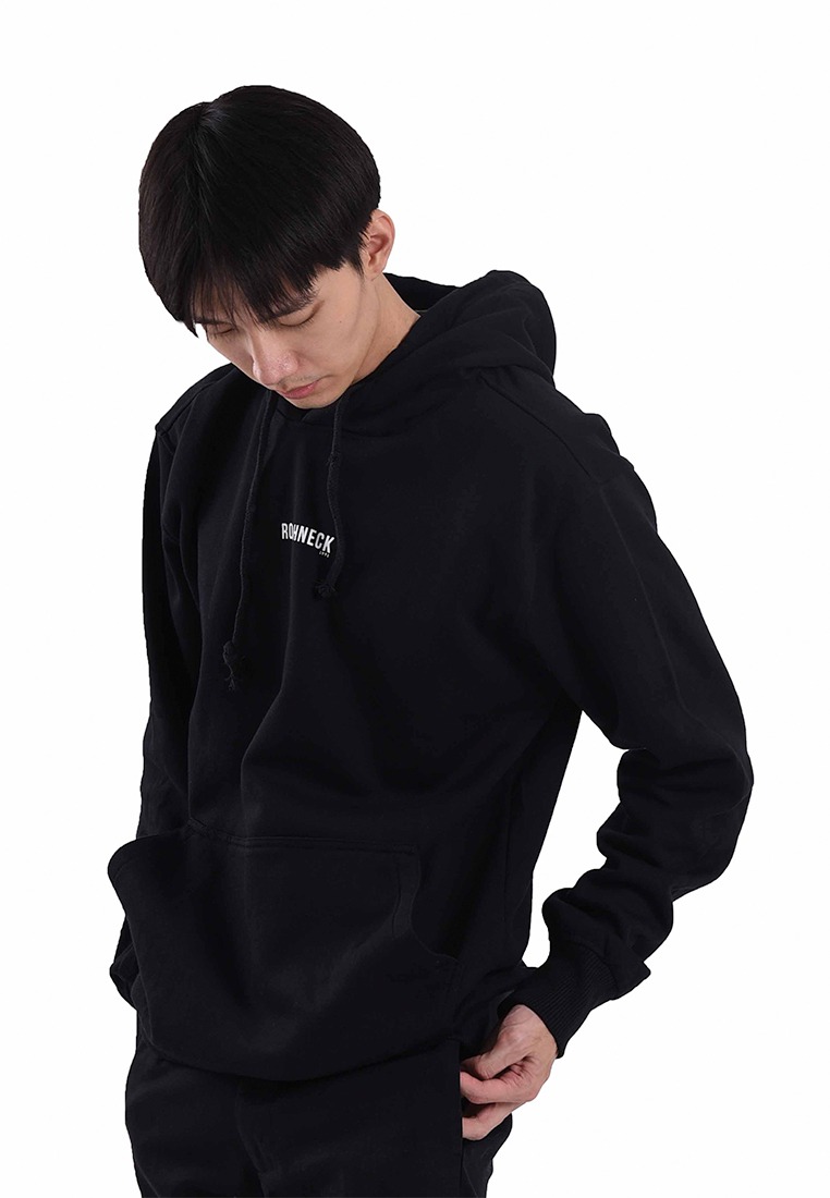 Roughneck H318 Black Mini Sig White Hoodie