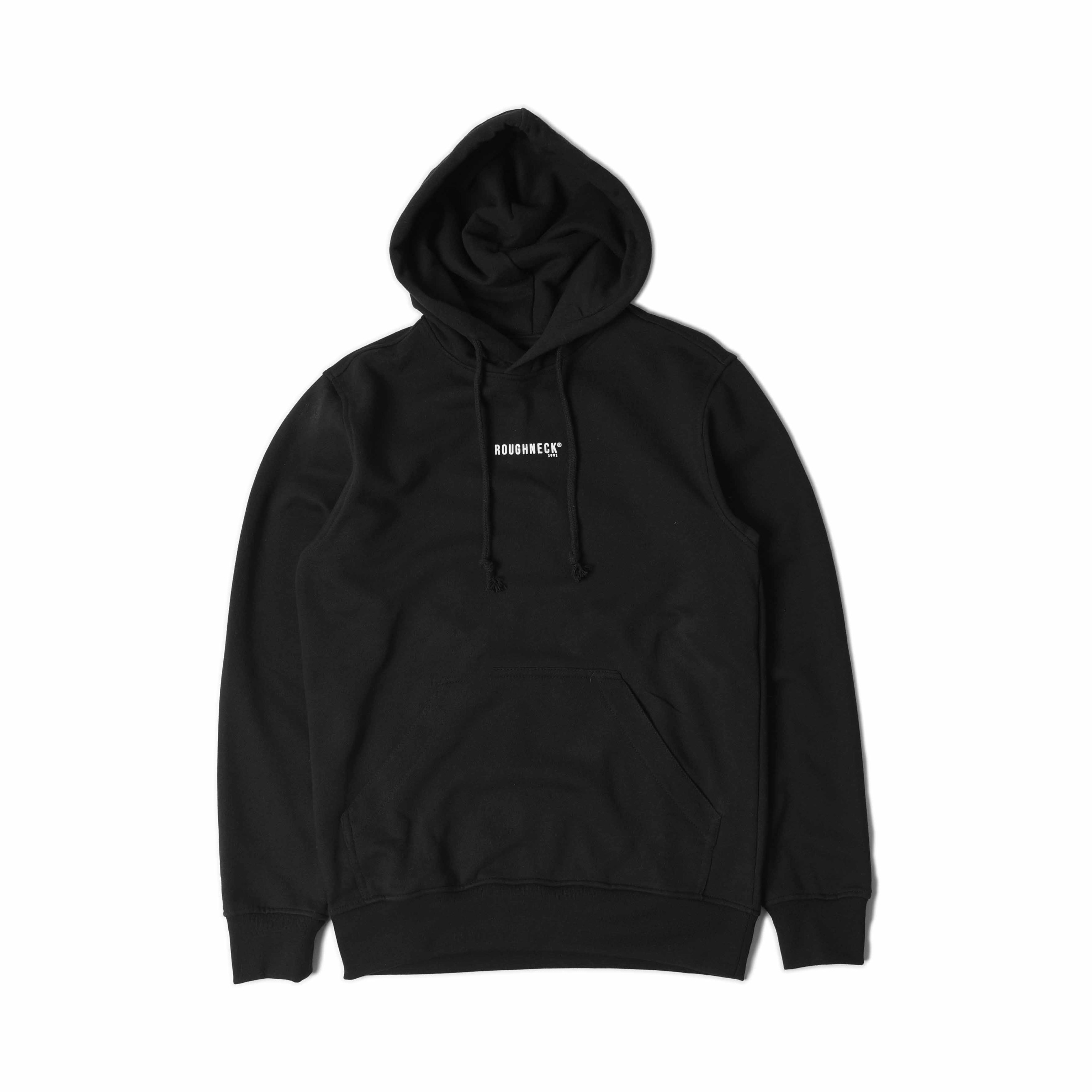 Roughneck H318 Black Mini Sig White Hoodie