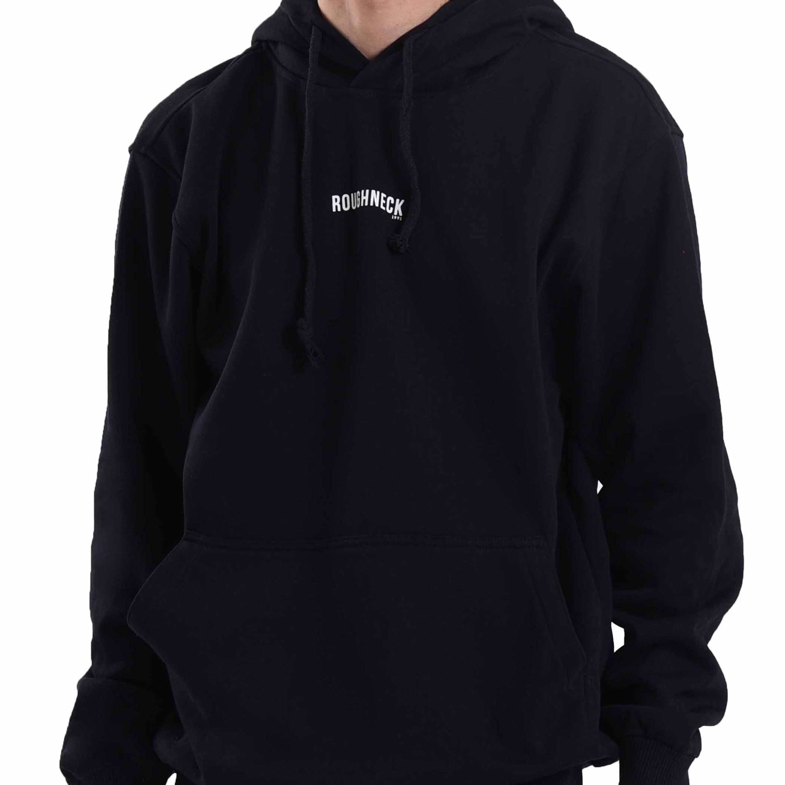 Roughneck H318 Black Mini Sig White Hoodie