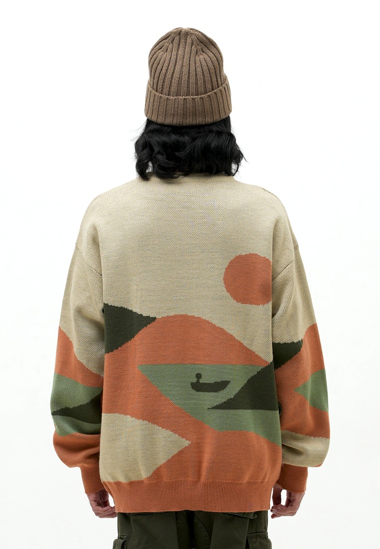 Roughneck RS003 Multi Color Geo Knitwear