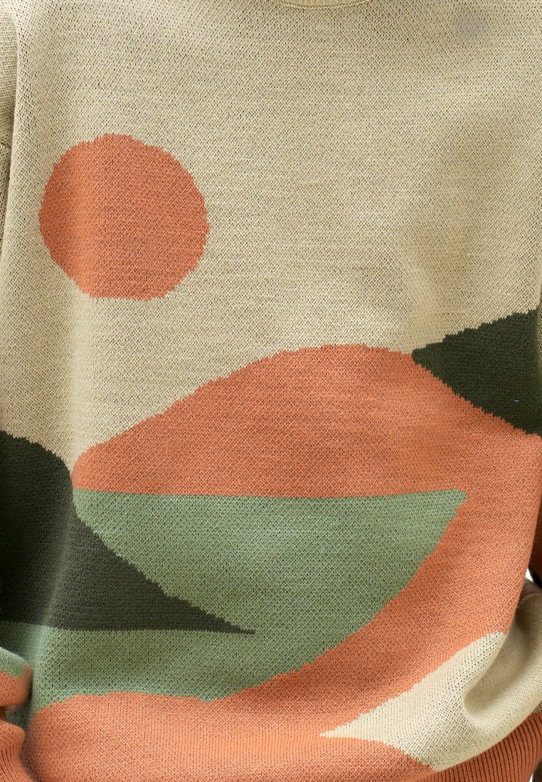 Roughneck RS003 Multi Color Geo Knitwear