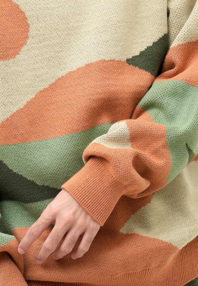 Roughneck RS003 Multi Color Geo Knitwear