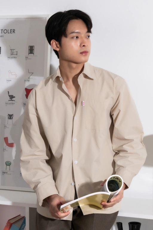 Image of Go with the fold : Beige 