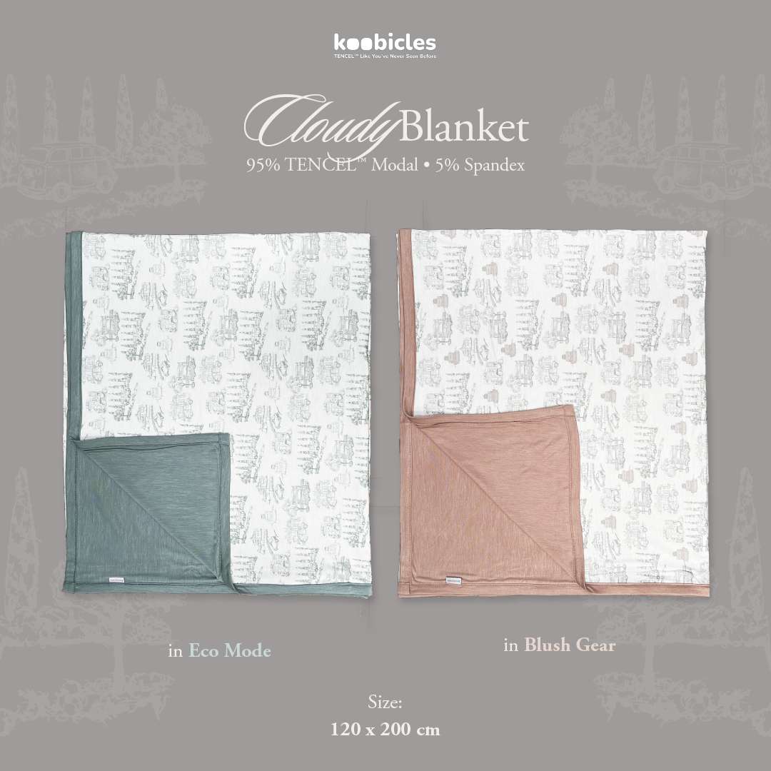 Koobicles Cloudy Blanket TENCEL™ "Road Trip"
