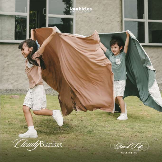 Koobicles Cloudy Blanket TENCEL™ "Road Trip"
