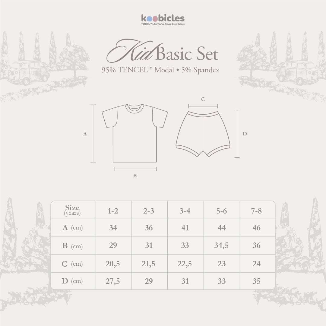 Koobicles Kid Basic Set TENCEL™ "Road Trip"