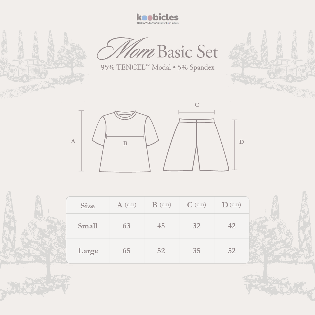Koobicles Mom Basic Set TENCEL™ "Road Trip"
