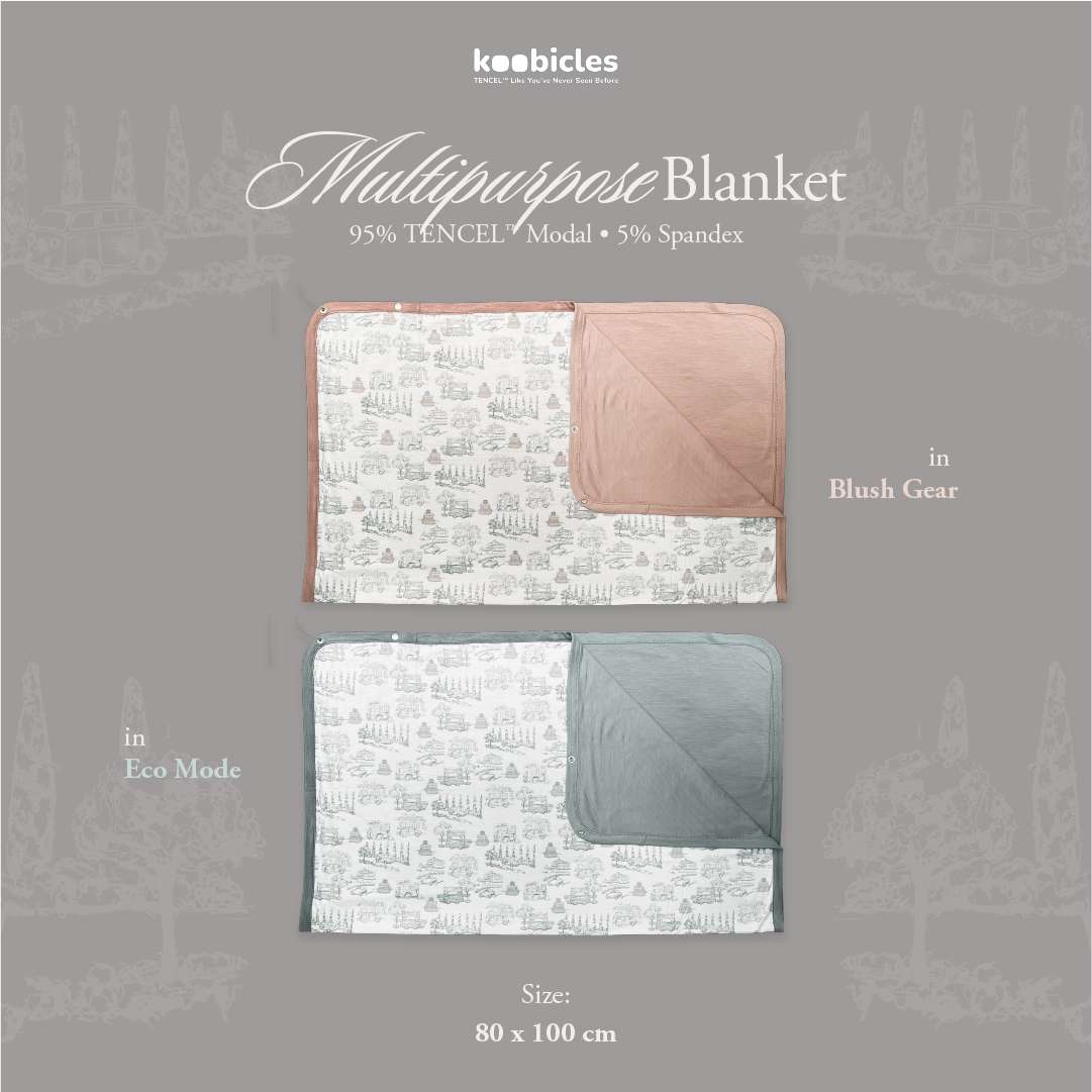Koobicles Multipurpose Blanket TENCEL™ "Road Trip"