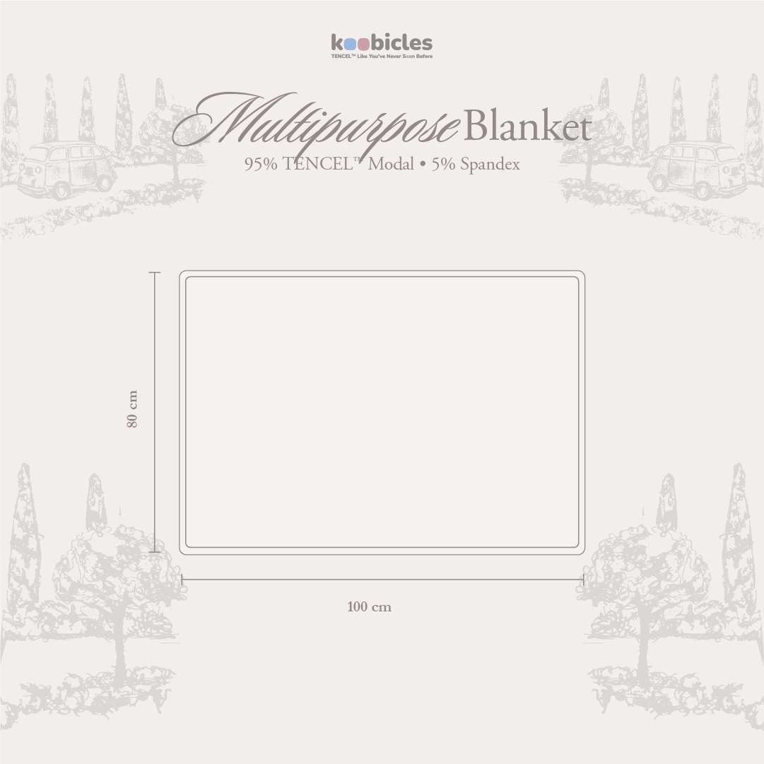 Koobicles Multipurpose Blanket TENCEL™ "Road Trip"