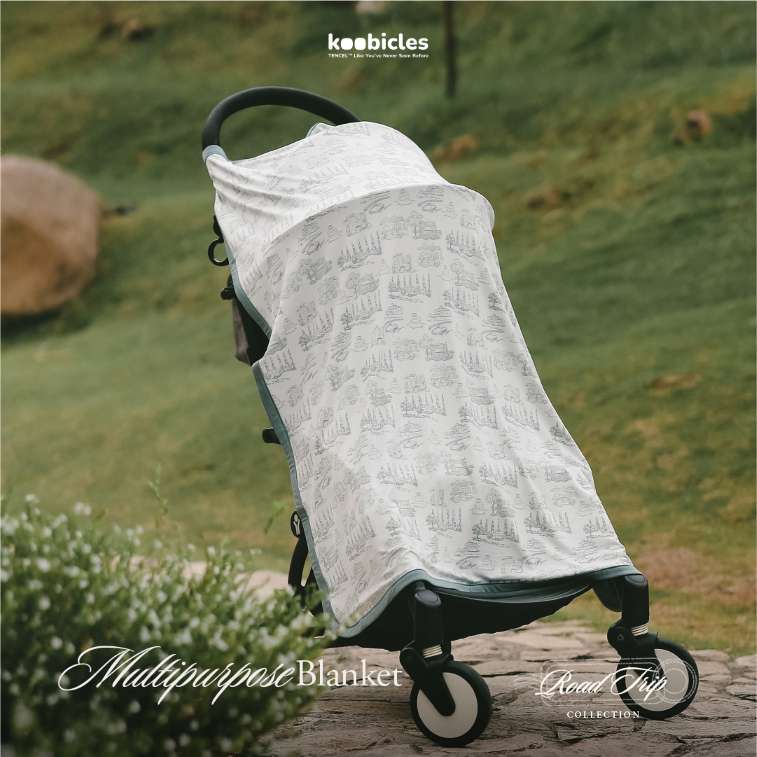 Koobicles Multipurpose Blanket TENCEL™ "Road Trip"