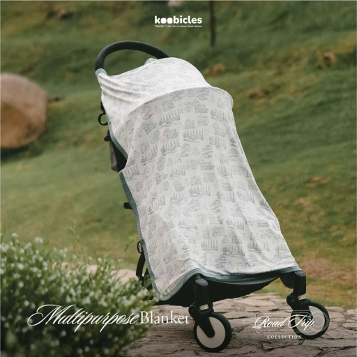 Image of Koobicles Multipurpose Blanket TENCEL™ "Road Trip"