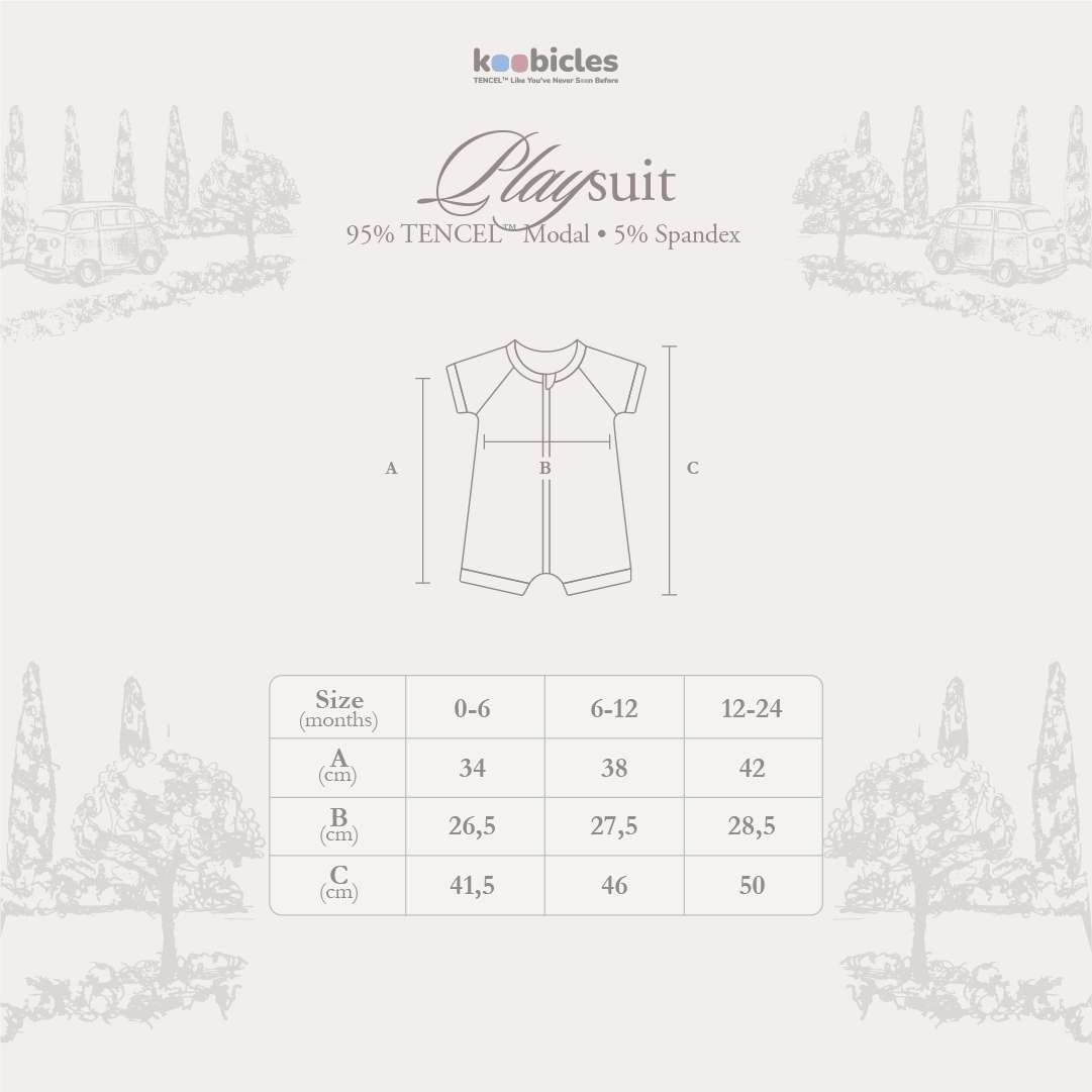 Koobicles Playsuit TENCEL™ "Road Trip"