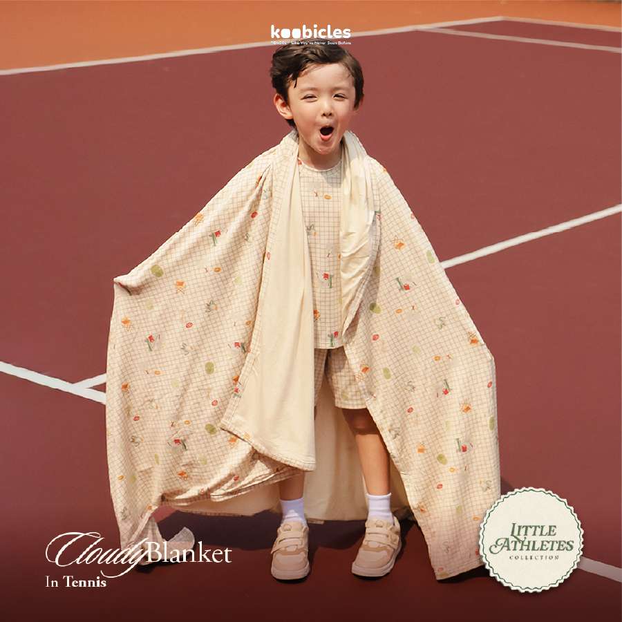 Koobicles Cloudy Blanket TENCEL™ "Little Athletes"