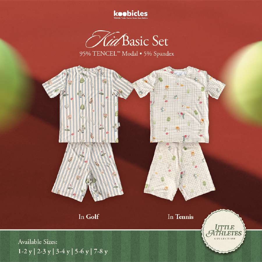 Koobicles Kid Basic Set TENCEL™ "Little Athletes"