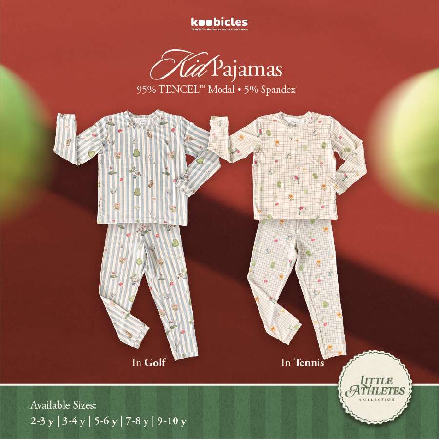 Koobicles Kid Pajamas TENCEL™ "Little Athletes"