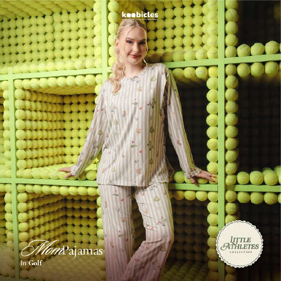 Koobicles Mom Pajamas TENCEL™ "Little Athletes"