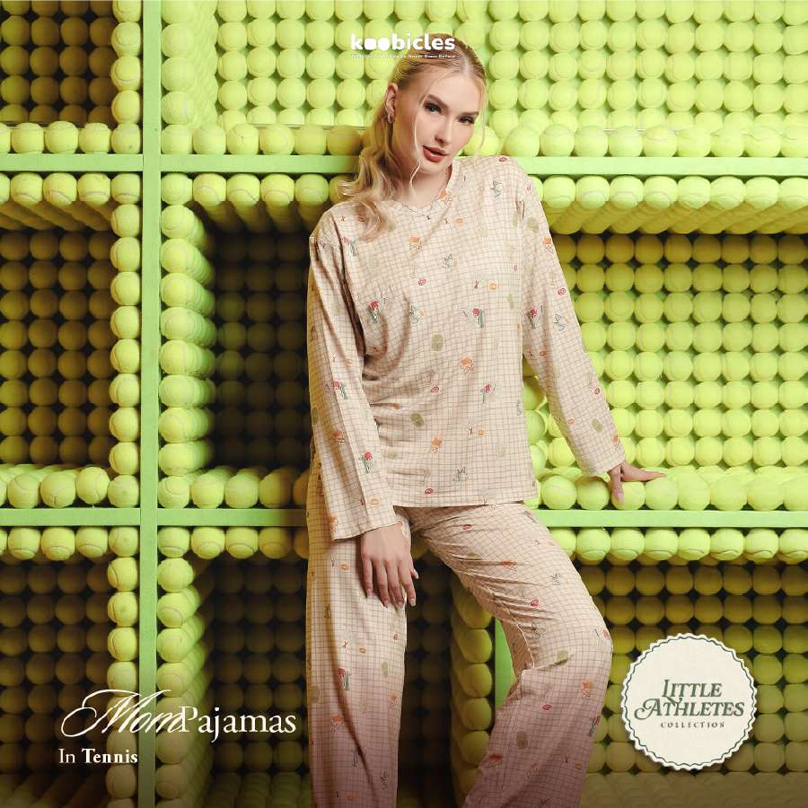 Koobicles Mom Pajamas TENCEL™ "Little Athletes"