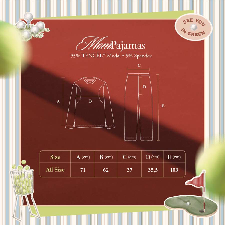 Koobicles Mom Pajamas TENCEL™ "Little Athletes"