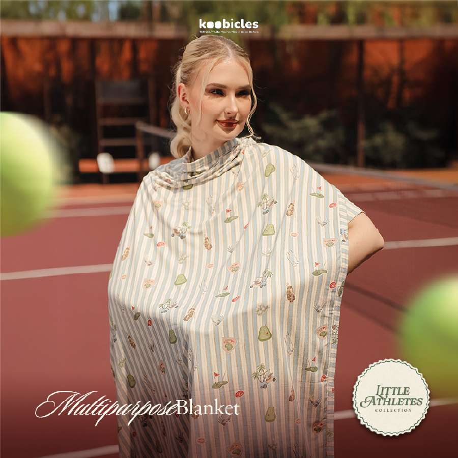 Koobicles Multipurpose Blanket TENCEL™ "Little Athletes"