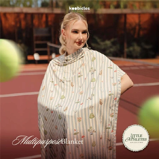 Koobicles Multipurpose Blanket TENCEL™ "Little Athletes"