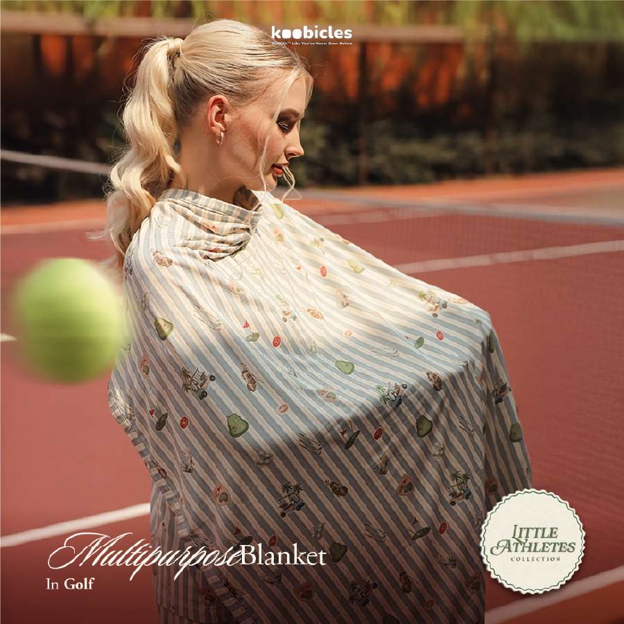 Koobicles Multipurpose Blanket TENCEL™ "Little Athletes"