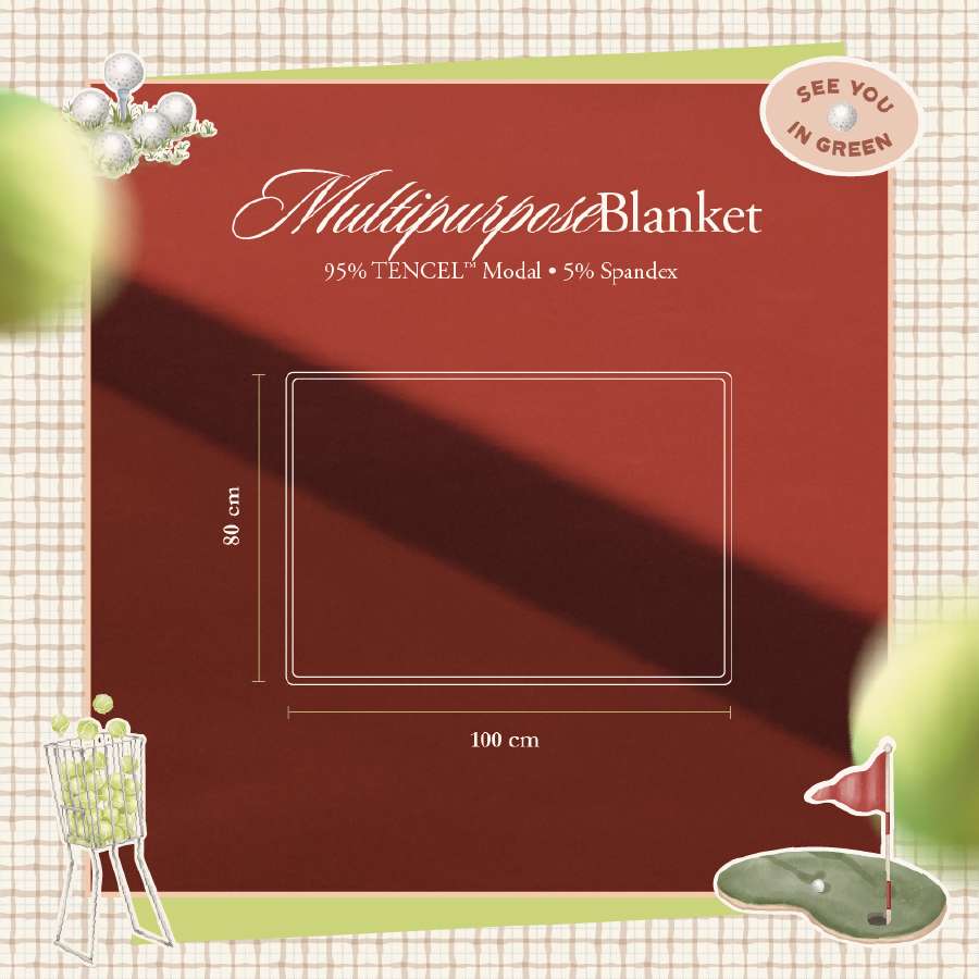 Koobicles Multipurpose Blanket TENCEL™ "Little Athletes"