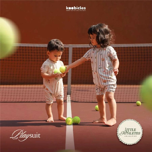 Koobicles Playsuit TENCEL™ "Little Athletes"