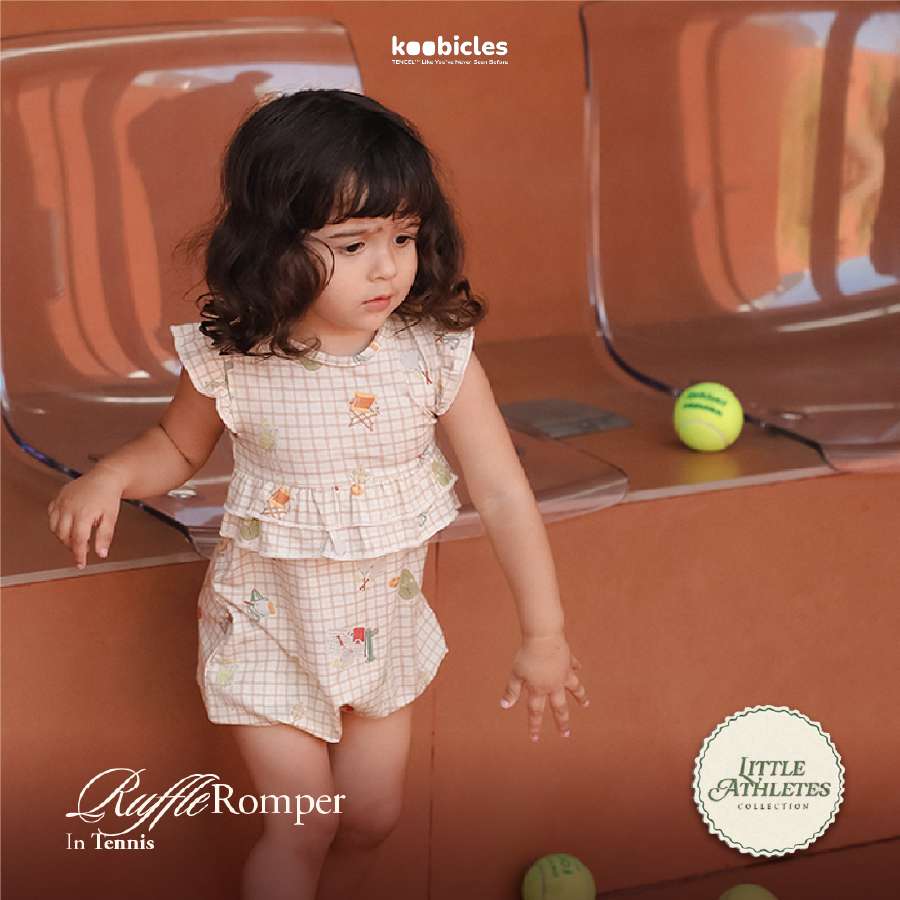 Koobicles Ruffle Romper TENCEL™ "Little Athletes"