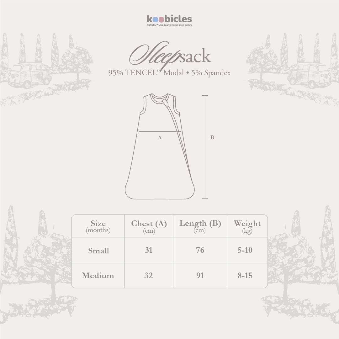 Koobicles Sleepsack TENCEL™ "Road Trip"