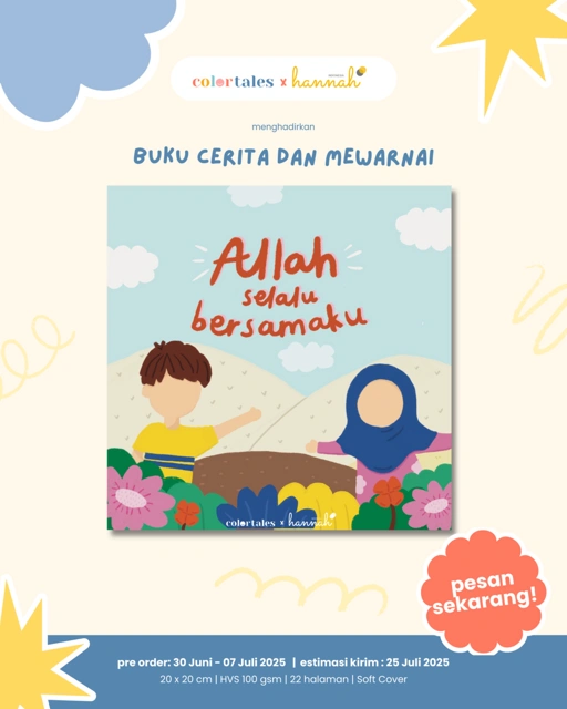 Image of Buku Cerita dan Mewarnai - Allah Selalu Bersamaku