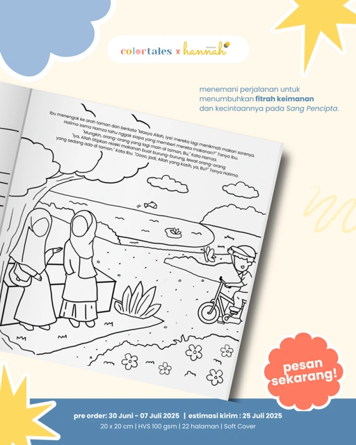 Image of Buku Cerita dan Mewarnai - Allah Selalu Bersamaku