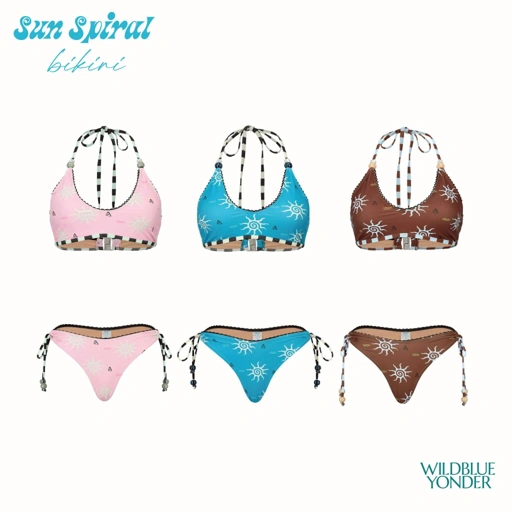 Image of Wildblueyonder - SUN SPIRAL BIKINI