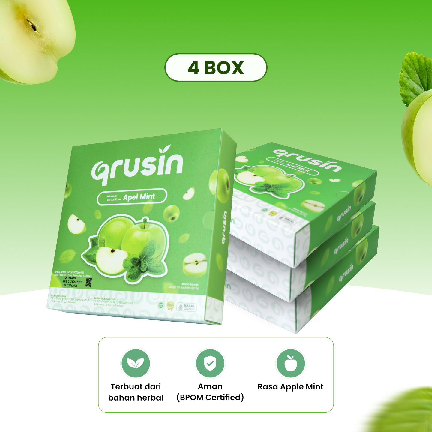 Qrusin Fiber - 4 Box