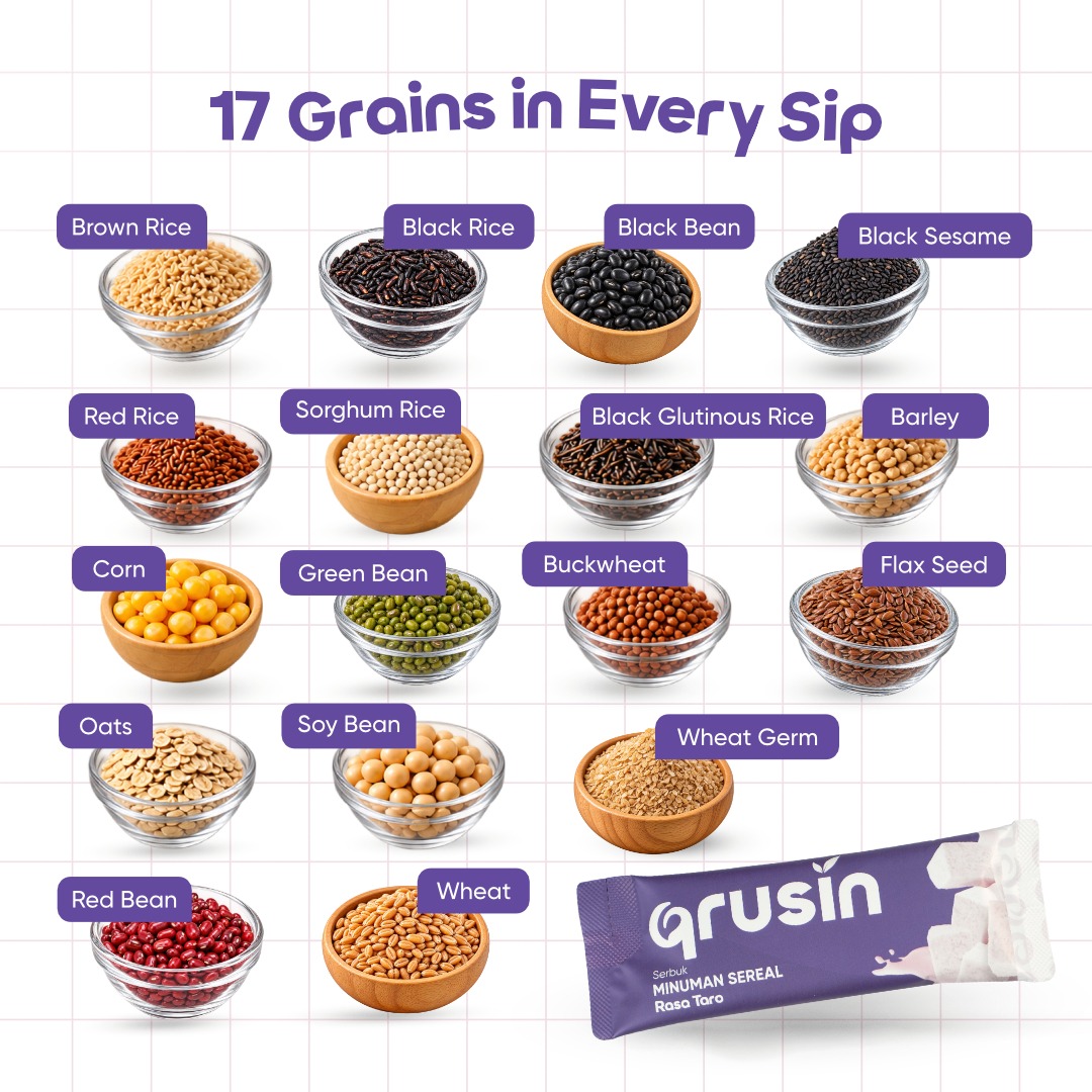 Qrusin Meal Multigran - 1 Box isi 12 Sachet