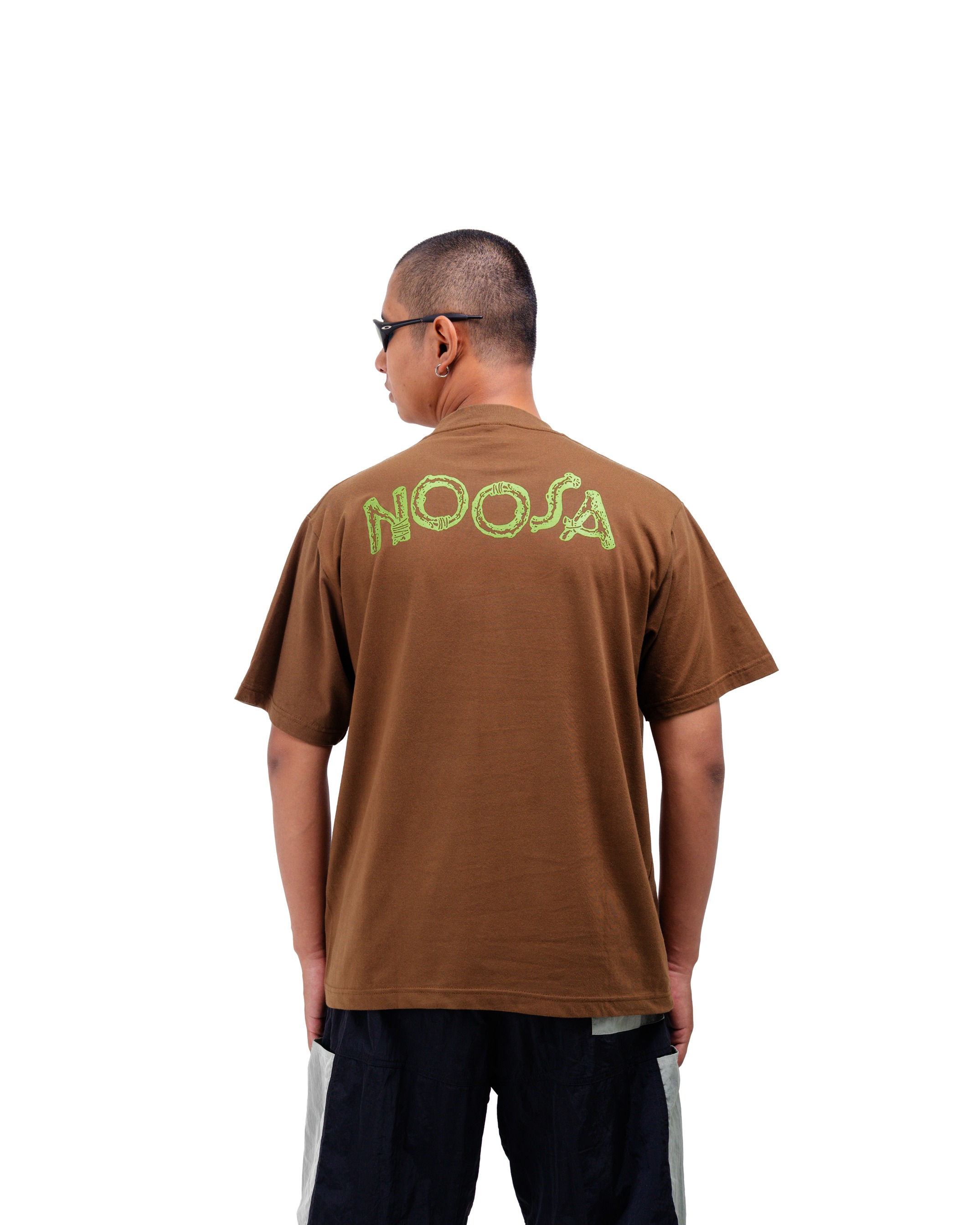 NOOSA Equipment Fishy Tee - Lime Brown