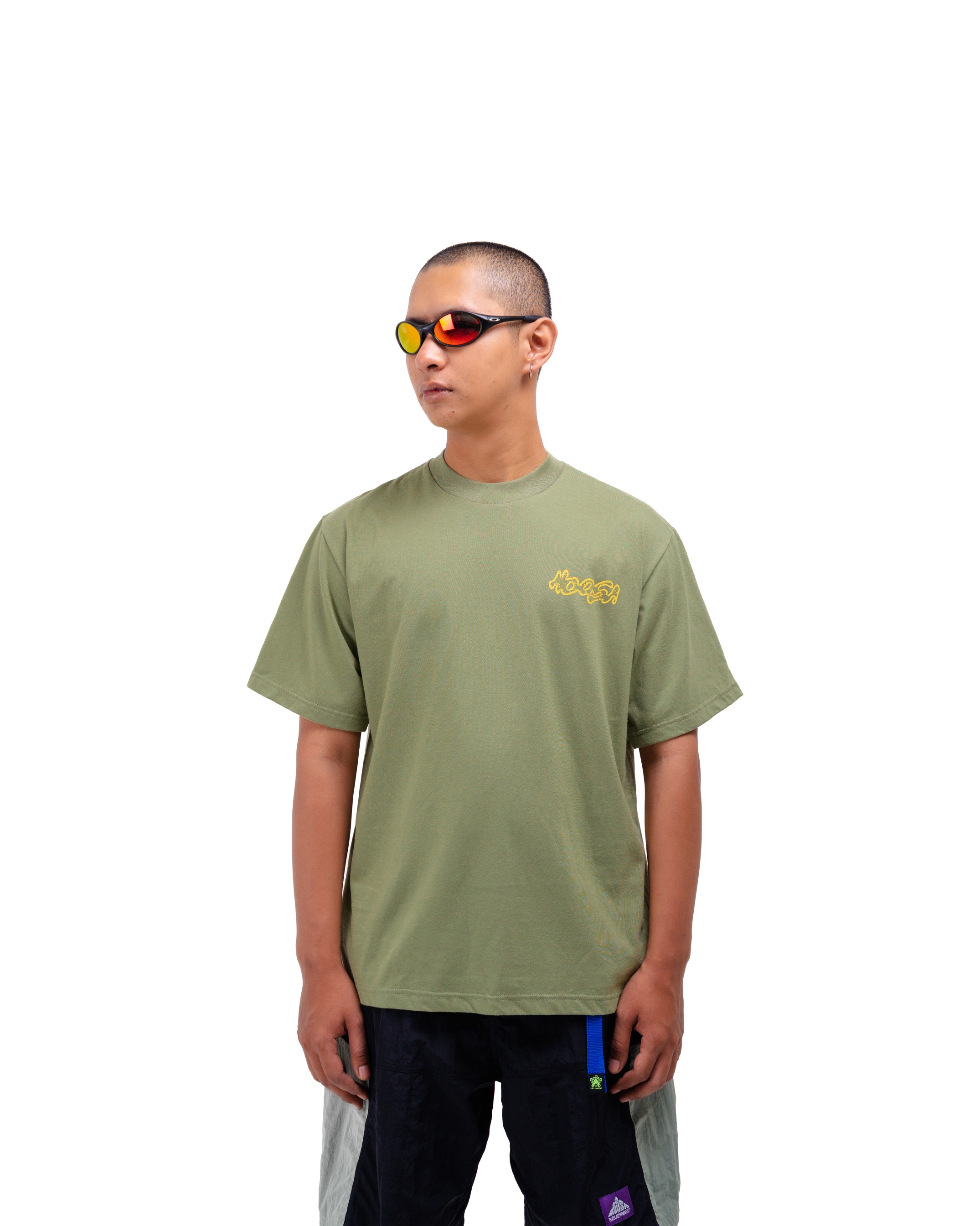 NOOSA Equipment Triangle Logo Tee - Olive