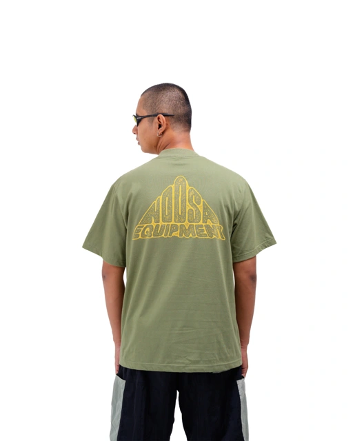 Image of NOOSA Equipment Triangle Logo Tee - Olive