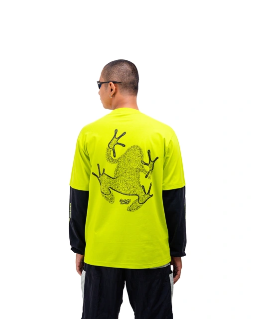 Image of NOOSA Equipment Frog Double Sleeve - Lime Black