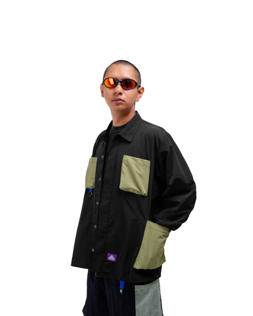 Image of NOOSA Equipment Mantis Coach Jacket - Black Olive