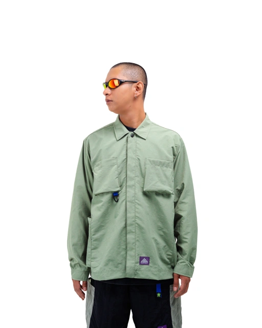 Image of NOOSA Equipment Mantis Coach Jacket - Olive Green