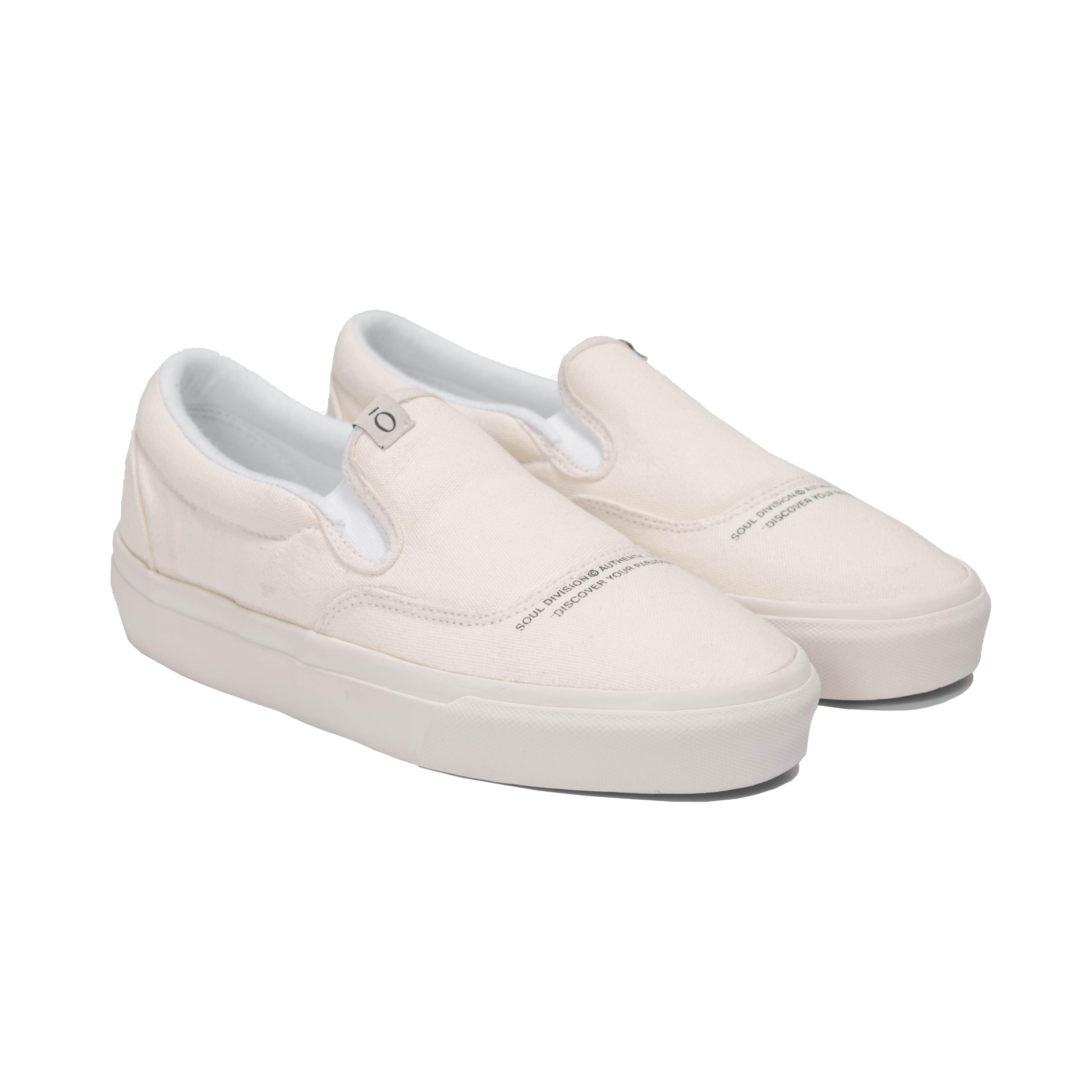 NOOSA Liberta Slip On Classic Natural White